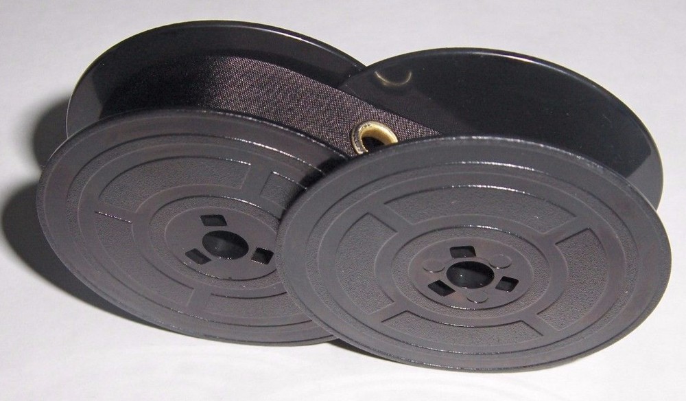 Sears 603.52040 Typewriter Ribbon Solid Black Ink Original Sears Spools