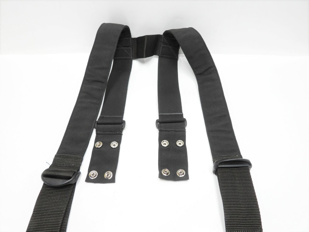 MSA 800621 Regular Black PDRIP HB Suspenders NEW