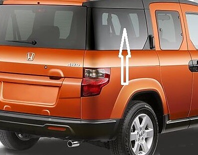 Fits 2003-2011 Honda Element Passenger Right Side Rear Quarter Glass + Glue