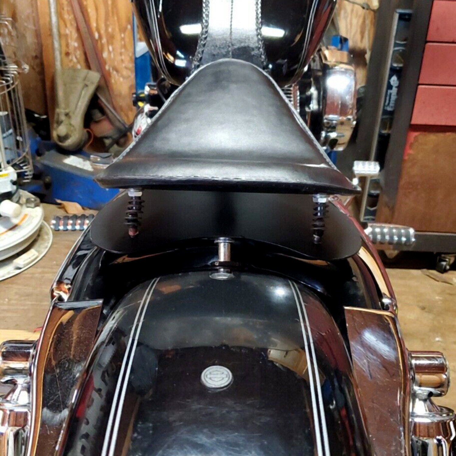 Motorcycle Solo Seat Spring Bracket Base For Harley Sportster Chopper Bobber