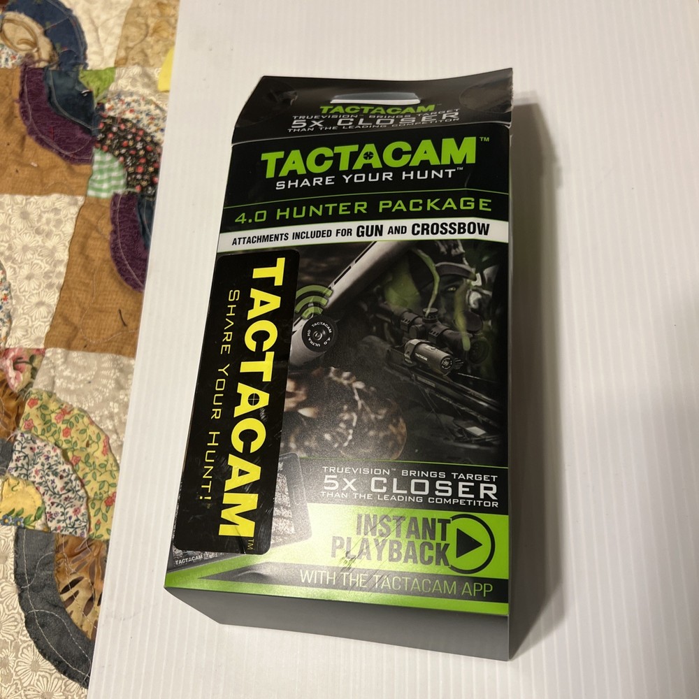 Tacticam Tactical 4.0 Game   Camera new with open box includes mounts