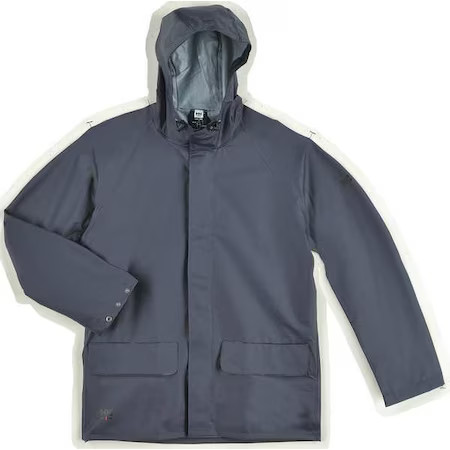 Helly Hansen 70129_590-M Rain Jacket, Pvc/Polyester, Navy, M