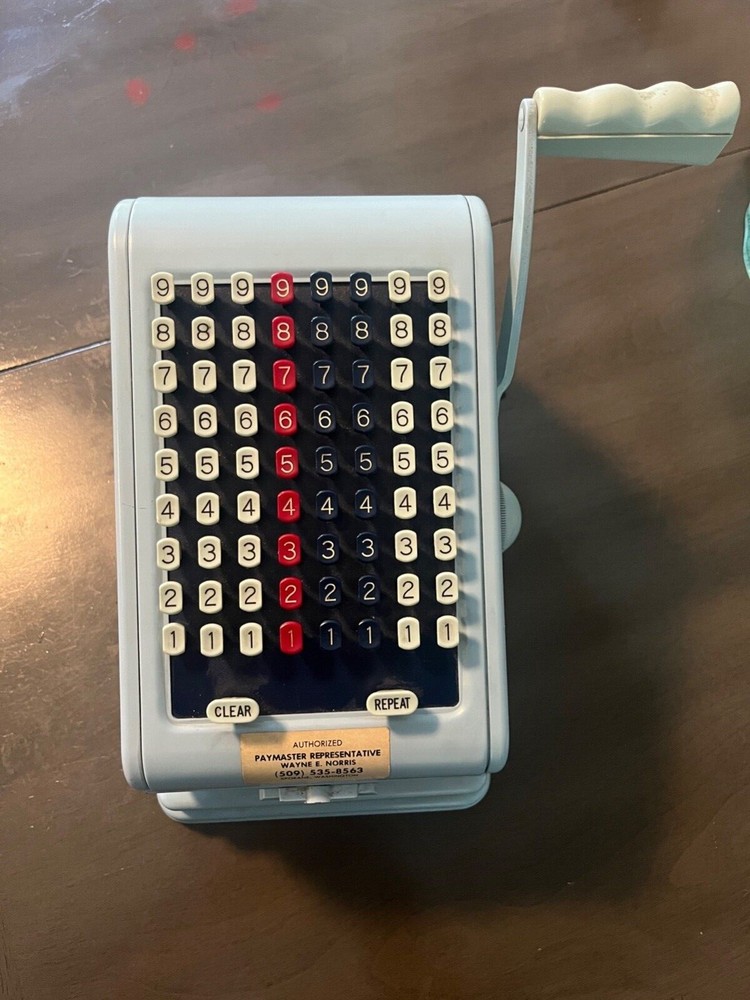 *WORKING* Paymaster series 7000 