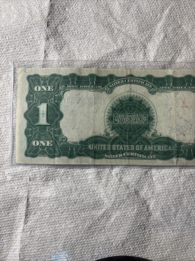 1899 $1 silver certificate black eagle