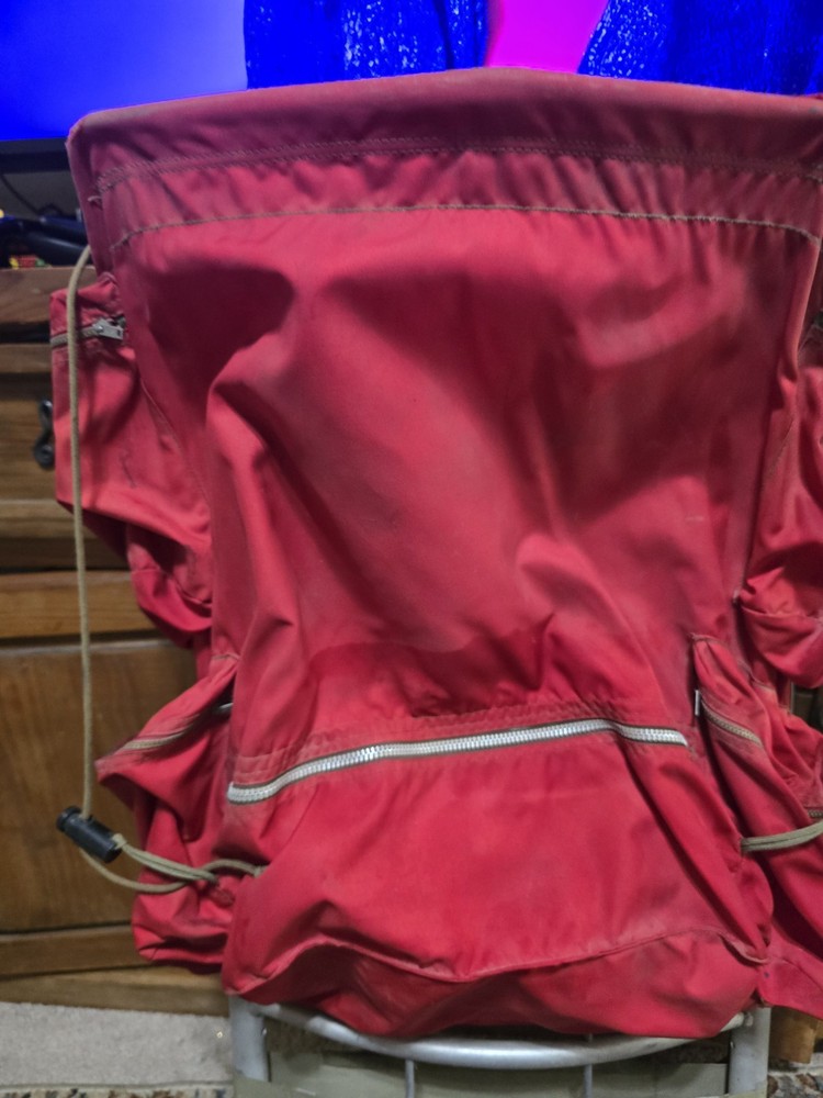 Vintage Kelty External Frame Hiking Camping Backpack Retro Red