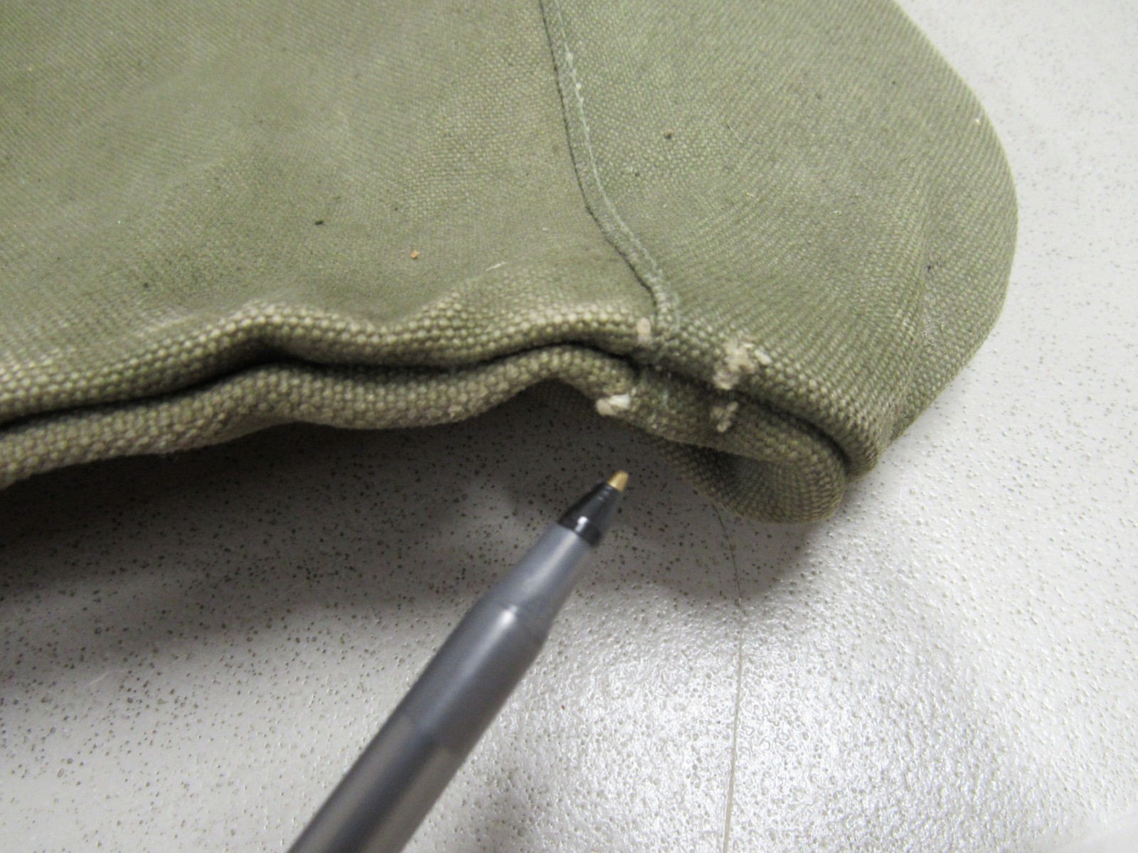 Korean War Era US Mail Bag w/ Locking Strap Canvas 1950 Dated Post WW2