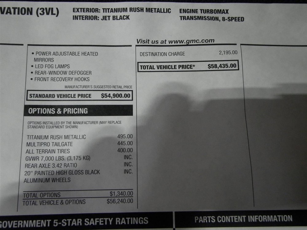 Display And Control Panel Fits 25 SIERRA 1500