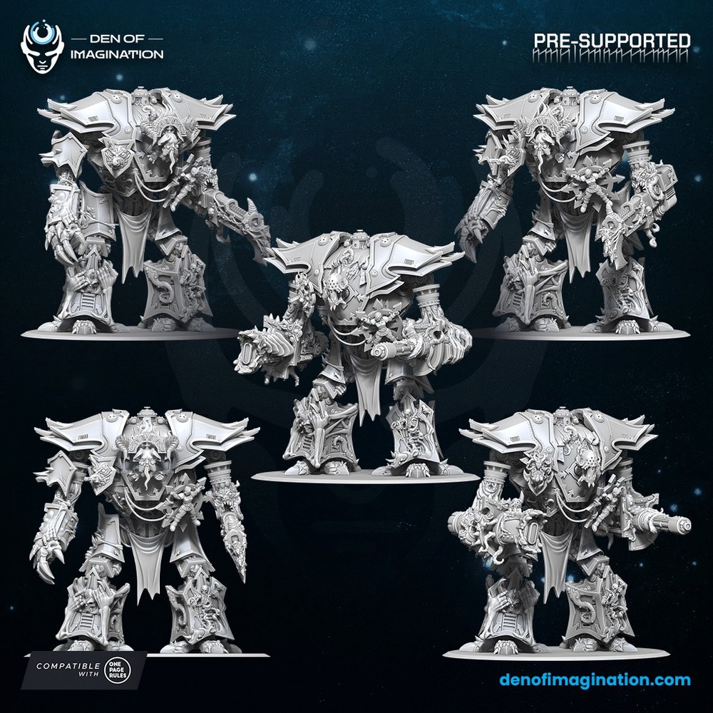 PLAGUE BLESSED INFERNAL MECH (8 WEAPONS)