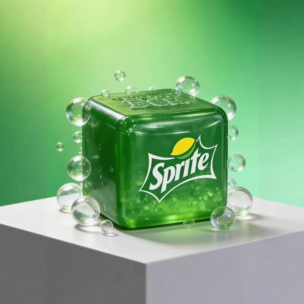 Needoh Limited Edition Sprite Nice Cube Suptid Squish