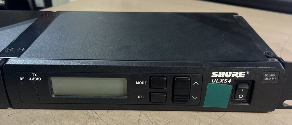 x2 SHURE ULXS4 WIRELESS RECEIVER ,
