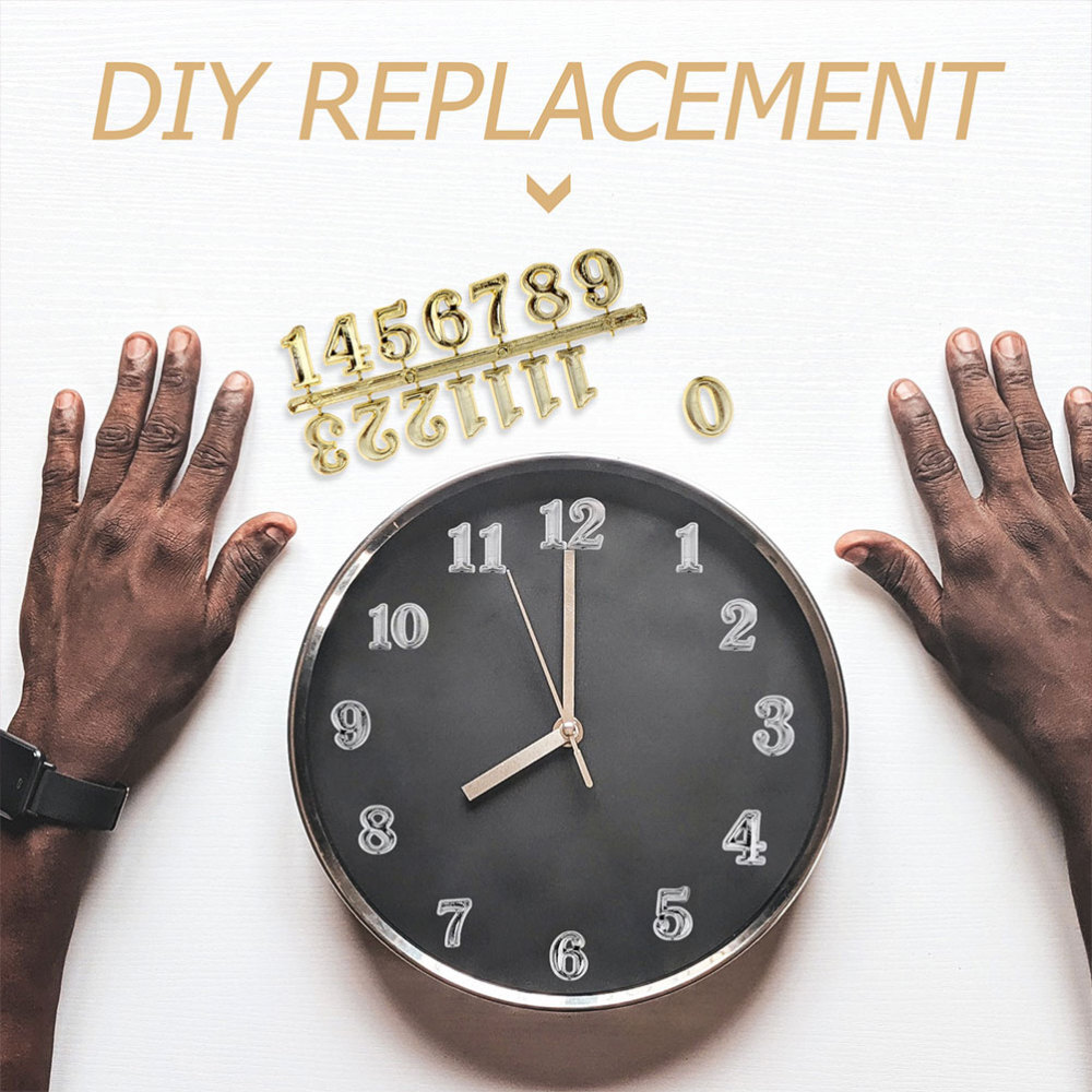 Arabic Numerals Clock Numbers Self Adhesive Clock 3 Sets Stickers