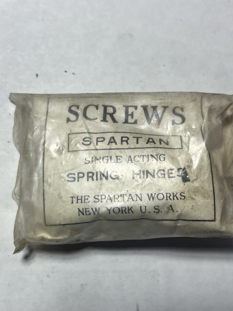 6 Spartan 6" Spring Hinges New