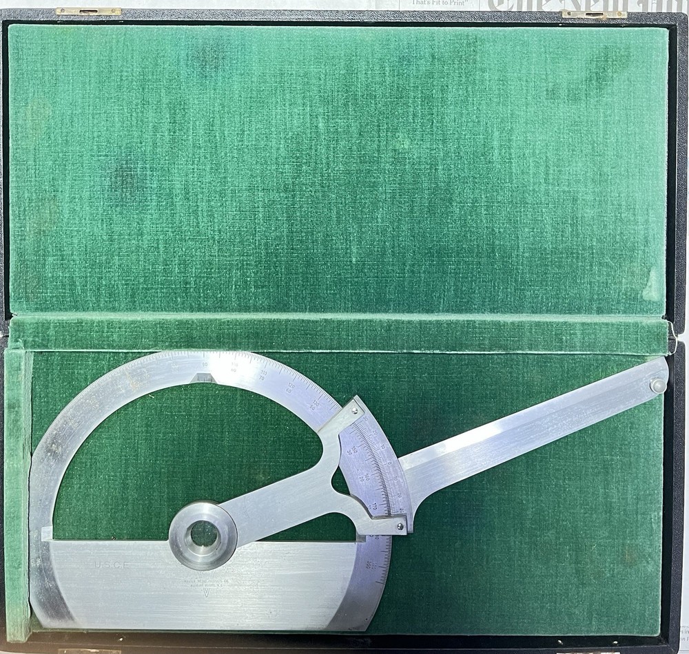 Mantua Metal Products U.S.C.E Protractor Used