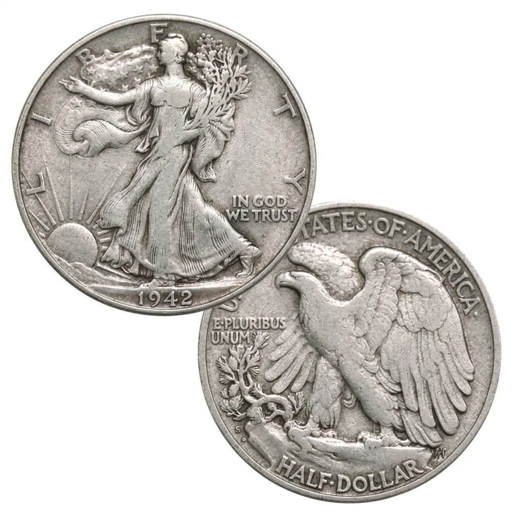 Walking Liberty Half Dollar 90% Silver Random Date