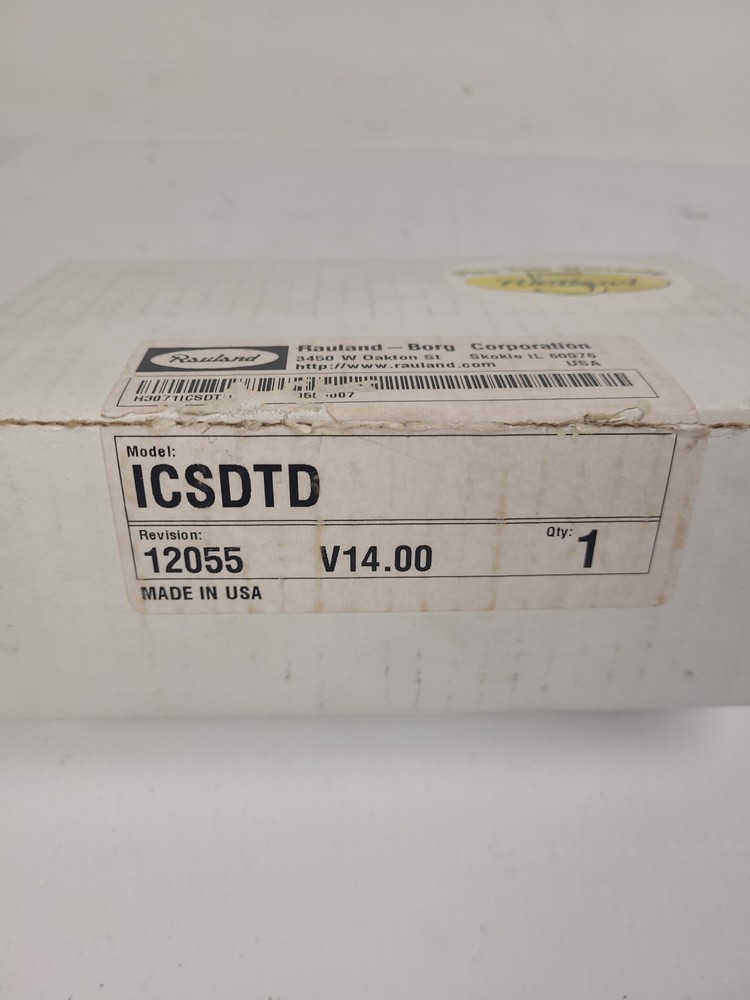 Rauland Borg ICSDTD Telecenter Intercom Desk Module P8