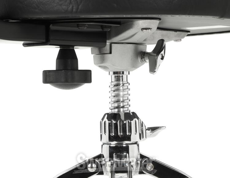 Mapex Round Top Double-braced Drum Throne with Backrest