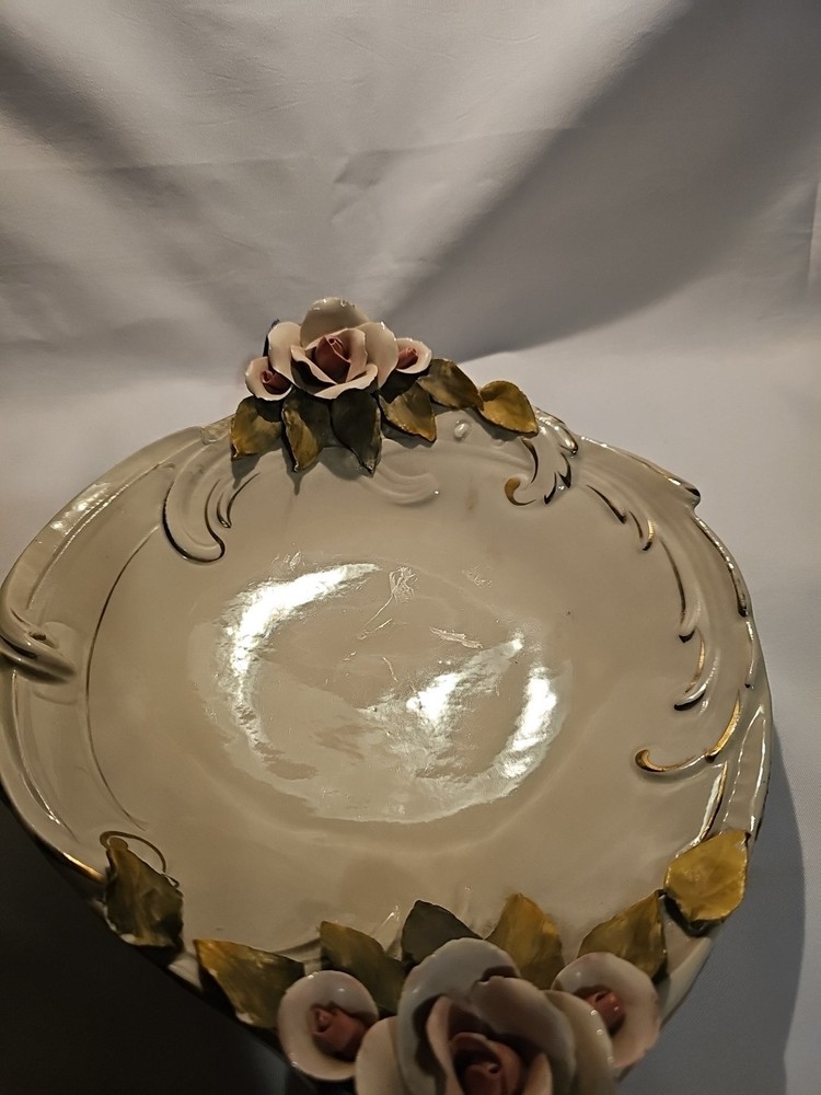 Antique Rose Platter.