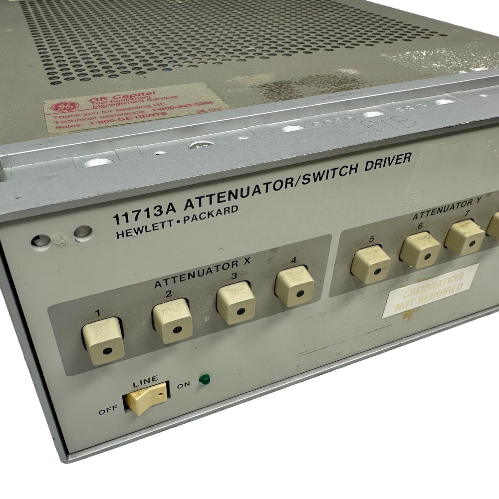 HP Hewlett Packard 11713A Attenuator Switch Driver GPIB Programmable RF Test