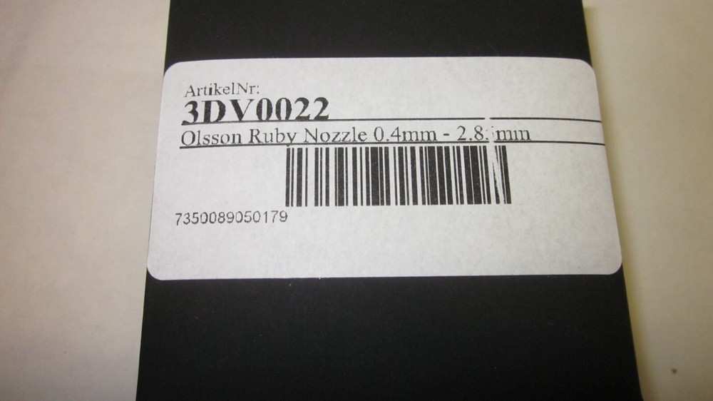 Olsson Ruby Nozzle High Output 2.85mm 0.40mm