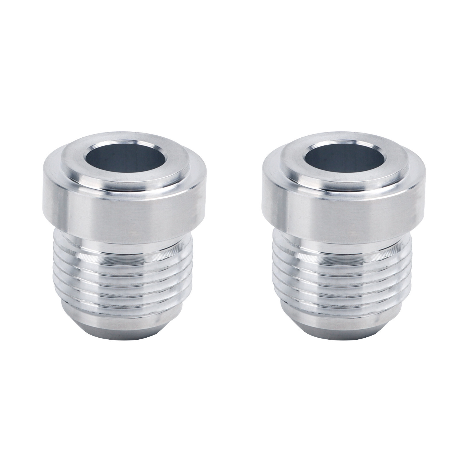 LokoCar Male 10AN Weld On Bung Fittings Adapter Kit AN10 Sealing Aluminum 2Pcs