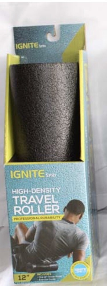 Ignite By SPRI High Density 18" Foam Roller - Black