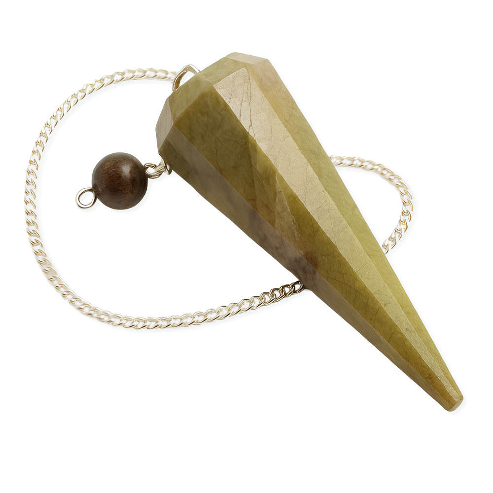 Vesuvianite Pendulum Gemstone Crystal Dowsing Quality Gemstone Divination Tool