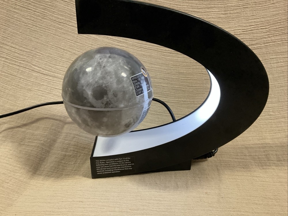 Floating globe, Magnetic Levitating Geographic Globes with LED Lights, Blue