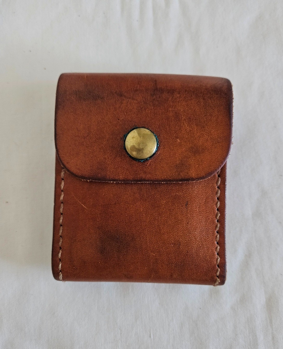 Cabela's Vintage Leather Rifle Cartridge Ammo Belt Pouch