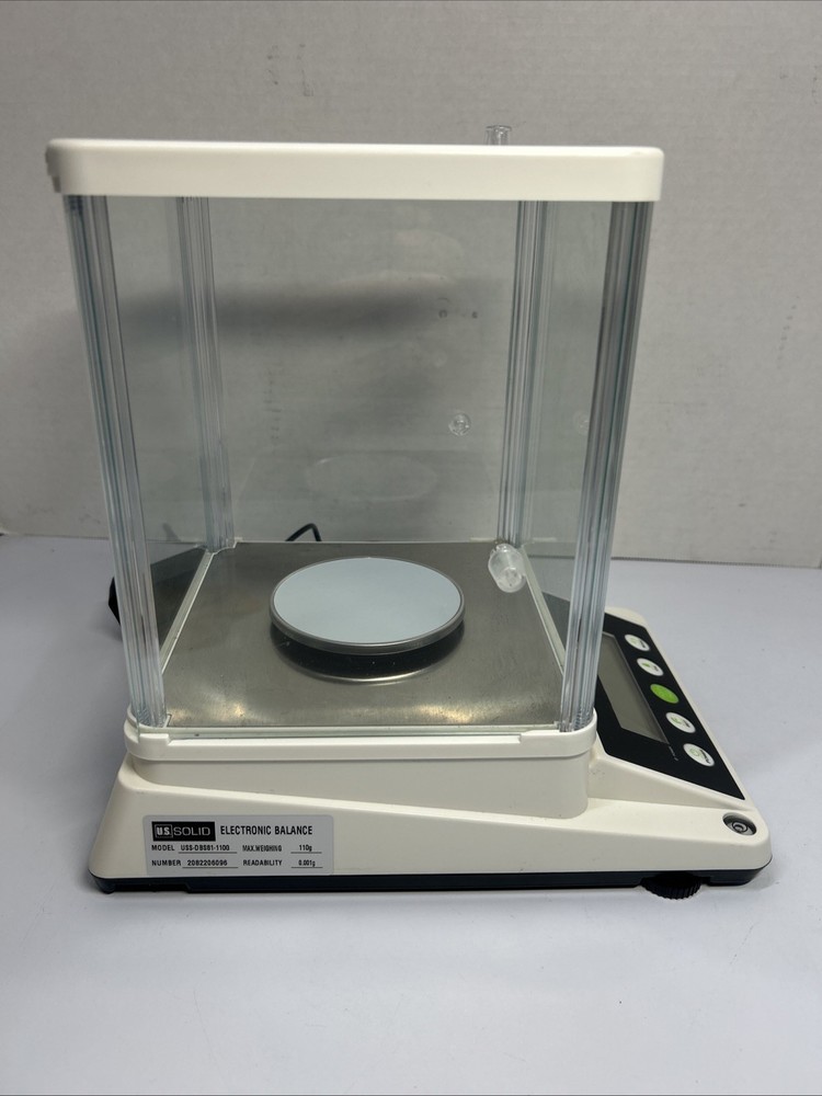 US Solid USS-DBS81-110G analytical balance scale Used READ