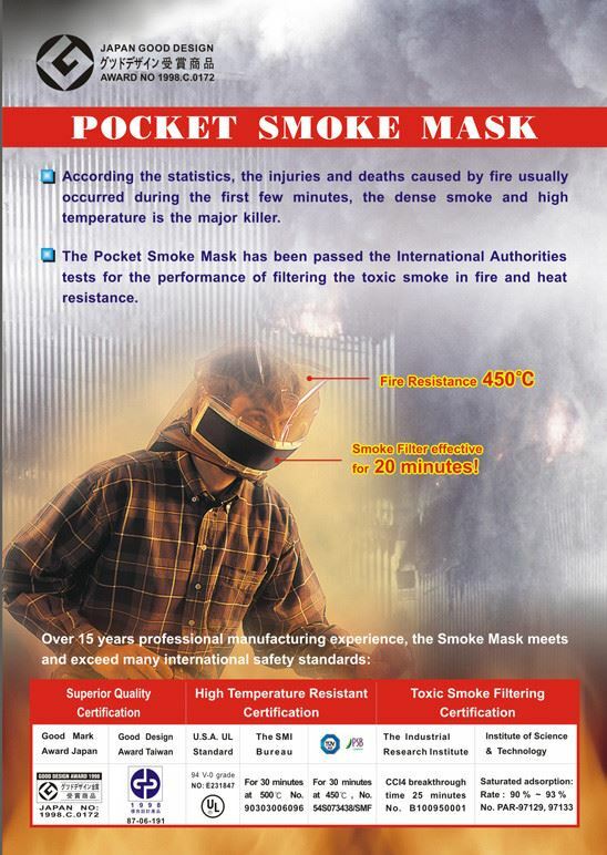 HK Pocket Smoke Escape Hood