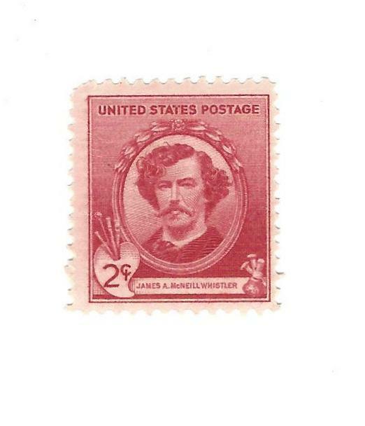 STAMP US SCOTT 885 "J. A. McNeill Whistler" 2 CENT MNH 1940
