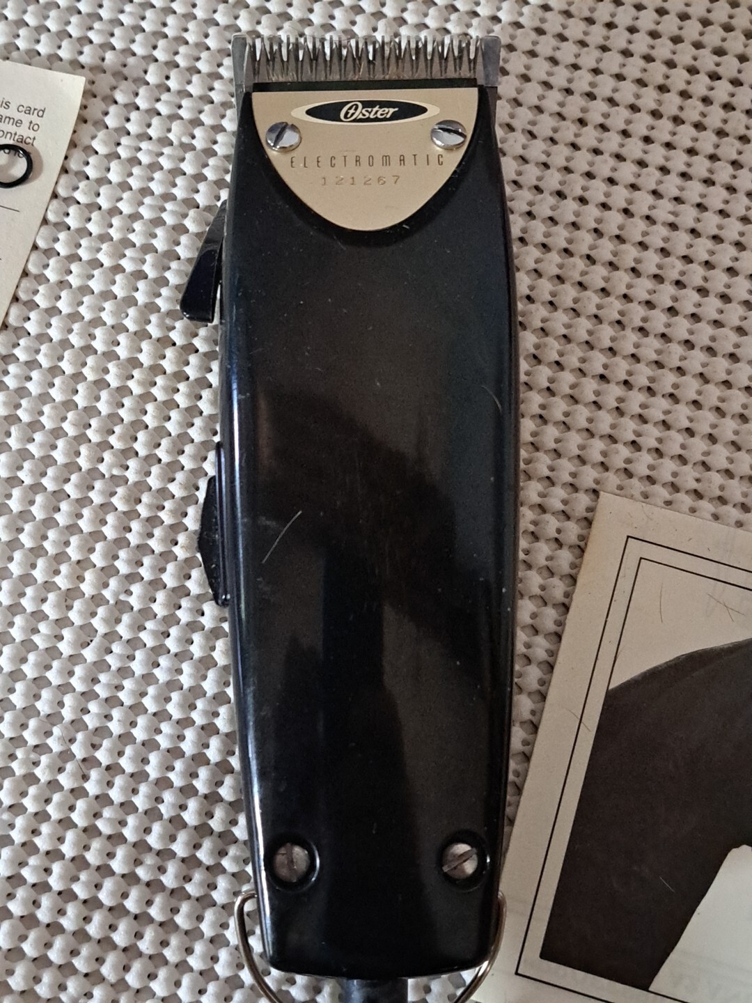 Vintage Oster Electromatic Model 23 Horse Animal Clippers w/Original Box Works