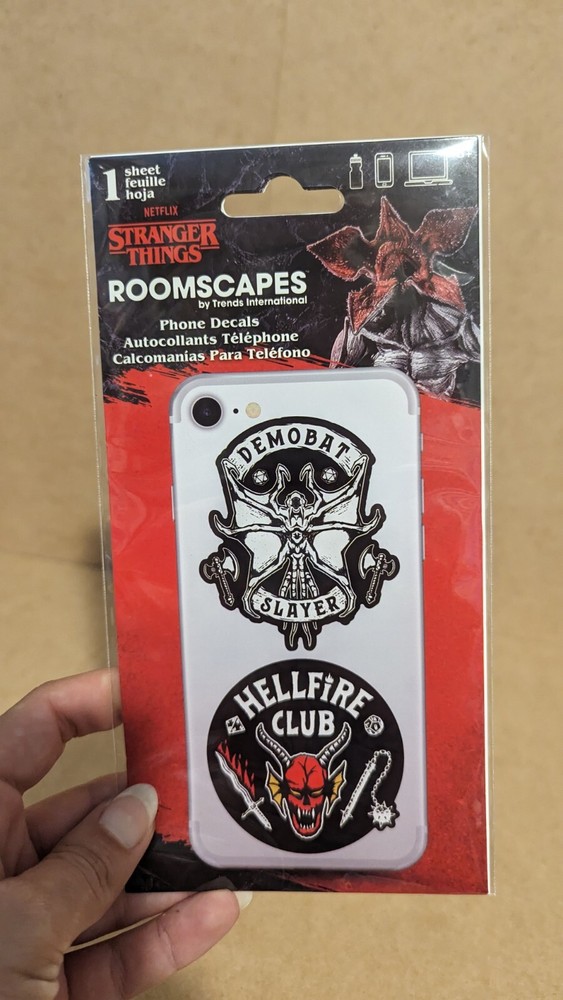 Stranger Things Demobat Slayer & Hellfire Club Decals
