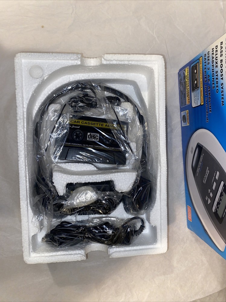 Lenoxx Sound CD-79 Programmable 10 Second ESP Plus Anti-Skip CD Player & Car Kit