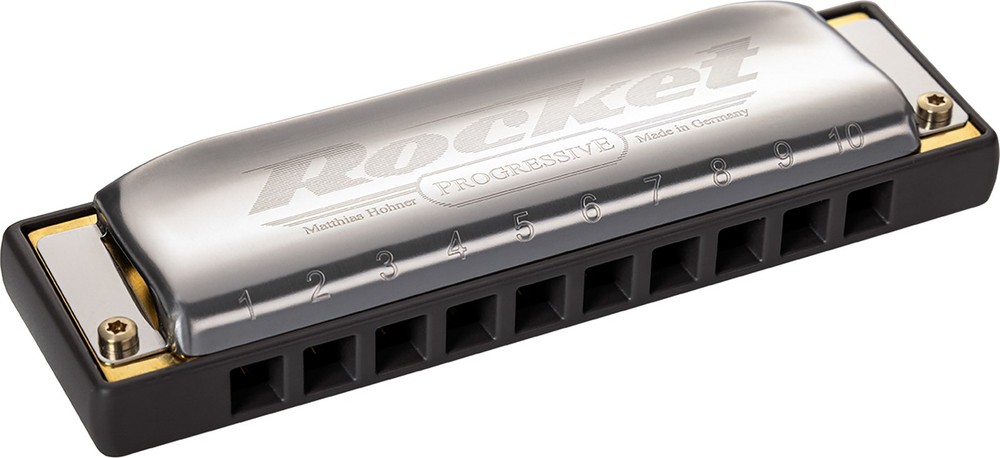 Hohner Progressive Rocket Harmonica - Key of C w/ Case