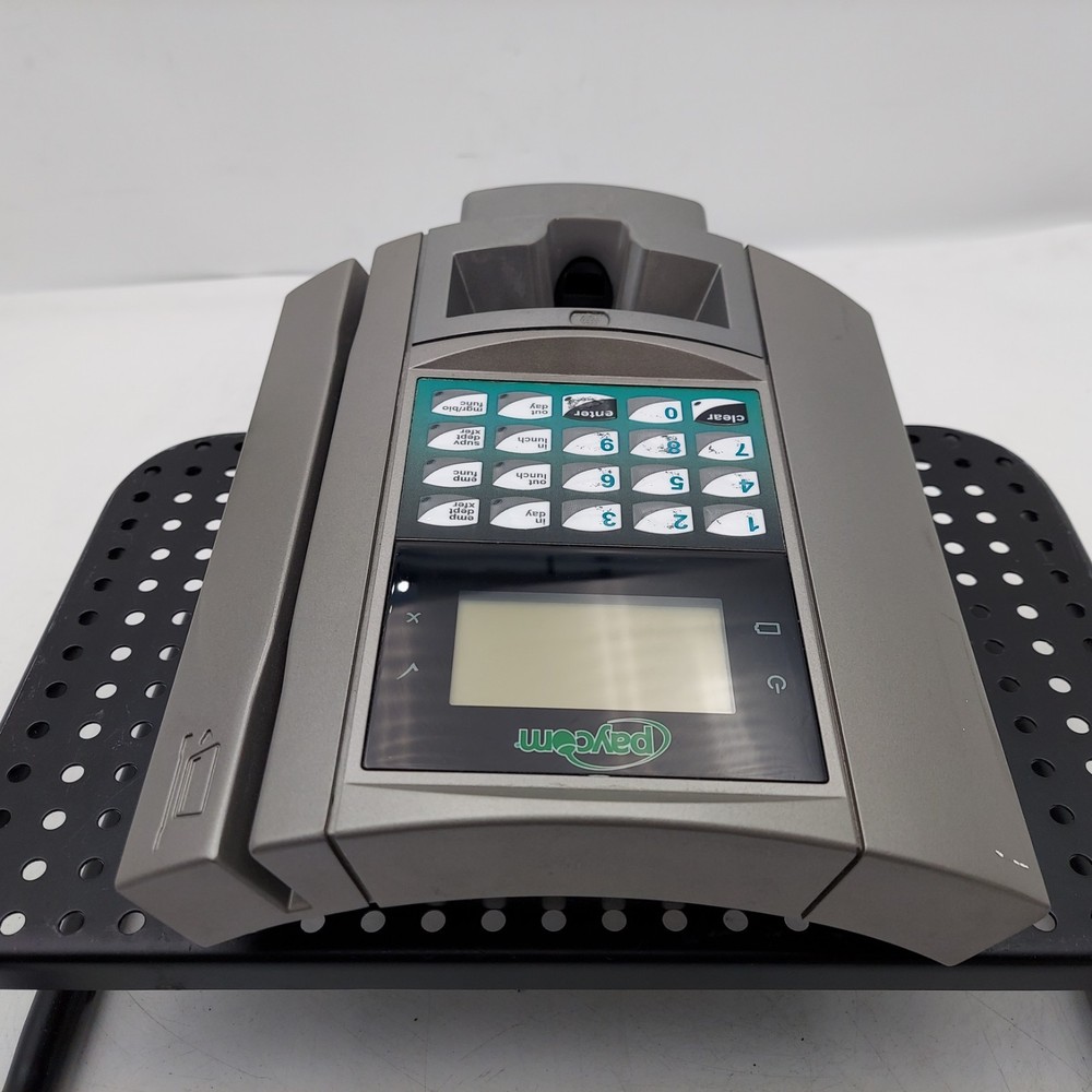 Paycom Time clock Terminal (No Power Cord / Key) Untested