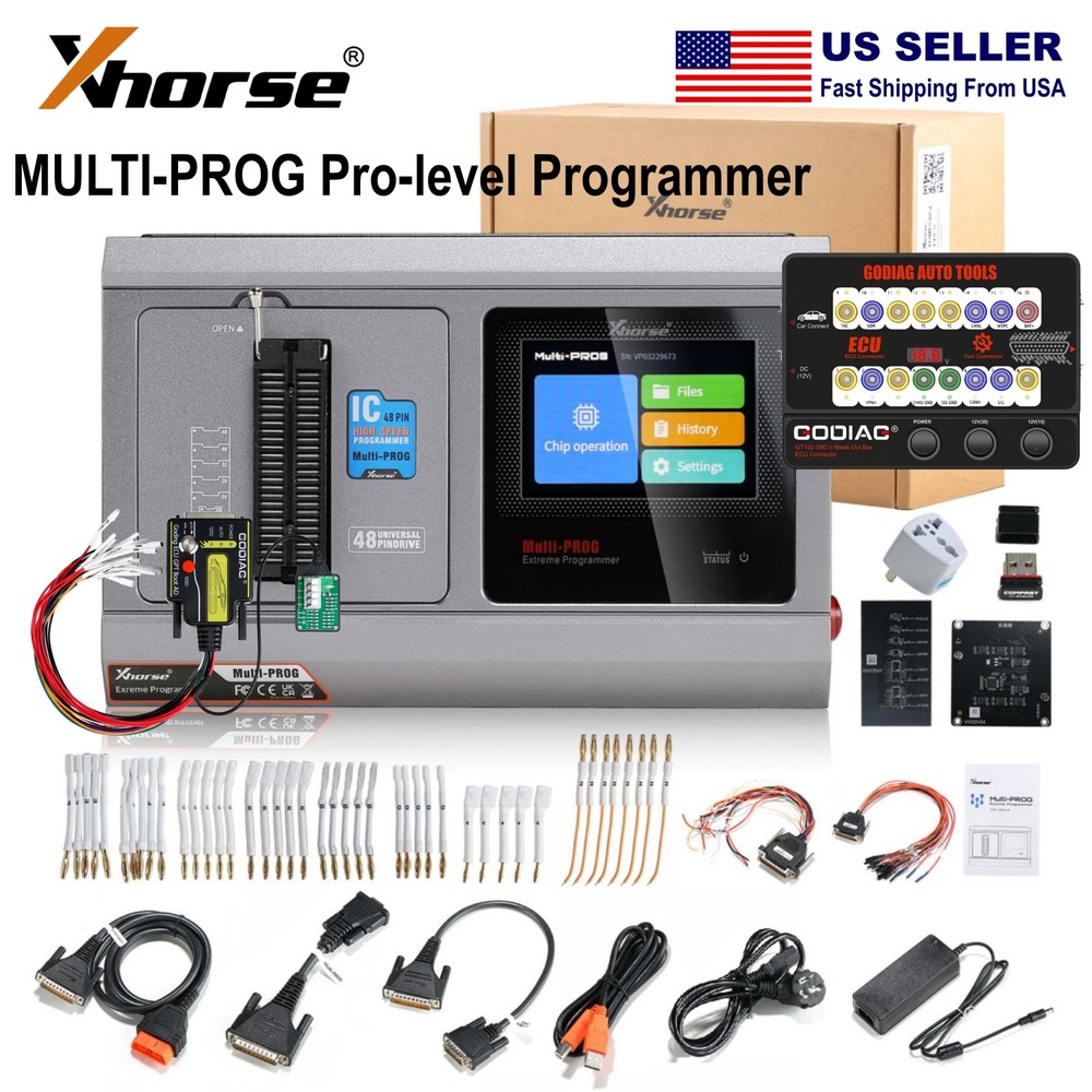 Xhorse MULTI-PROG E-CU TCU IMMO Programmer+GODIAG GT100 & E-CU GPT Boot Adapter