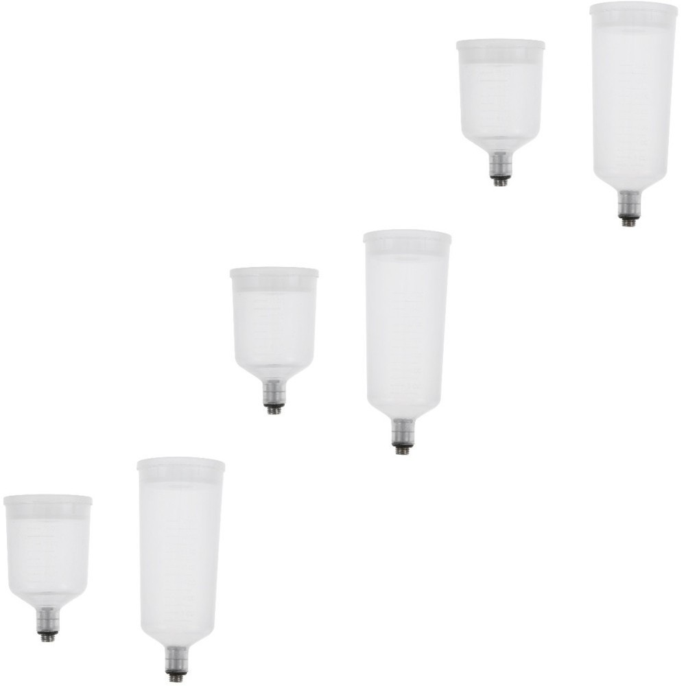 6 PCS Split-type Airbrush Use Paint Container Replaceable Airbrush Pigment Cup