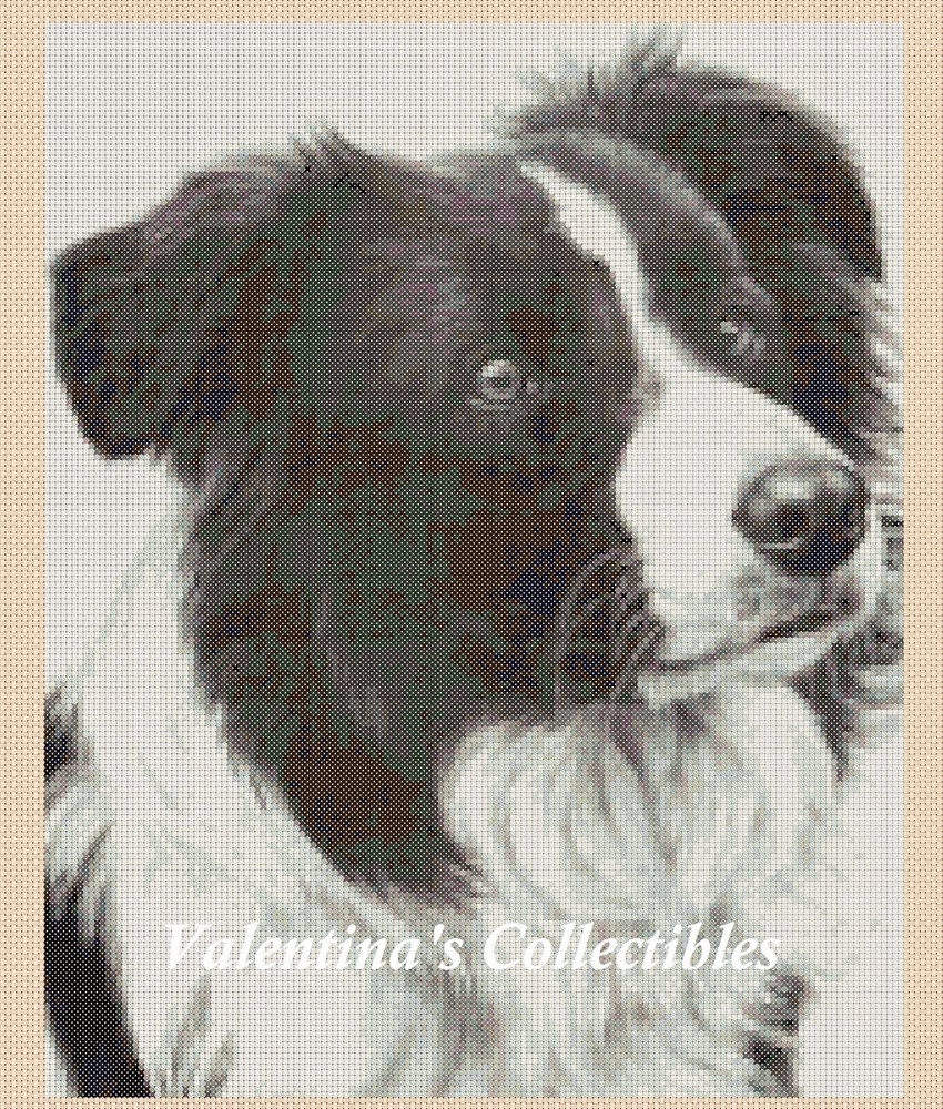 Sheepdog Counted Cross Stitch CHART #2-375