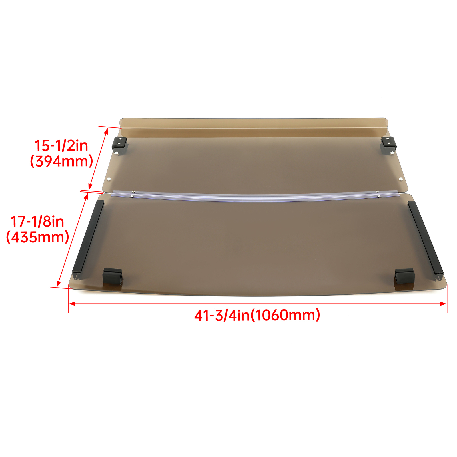 Tinted Fold Down Golf Cart Windshield Windscreen For EZGO Marathon 1986-1994.5