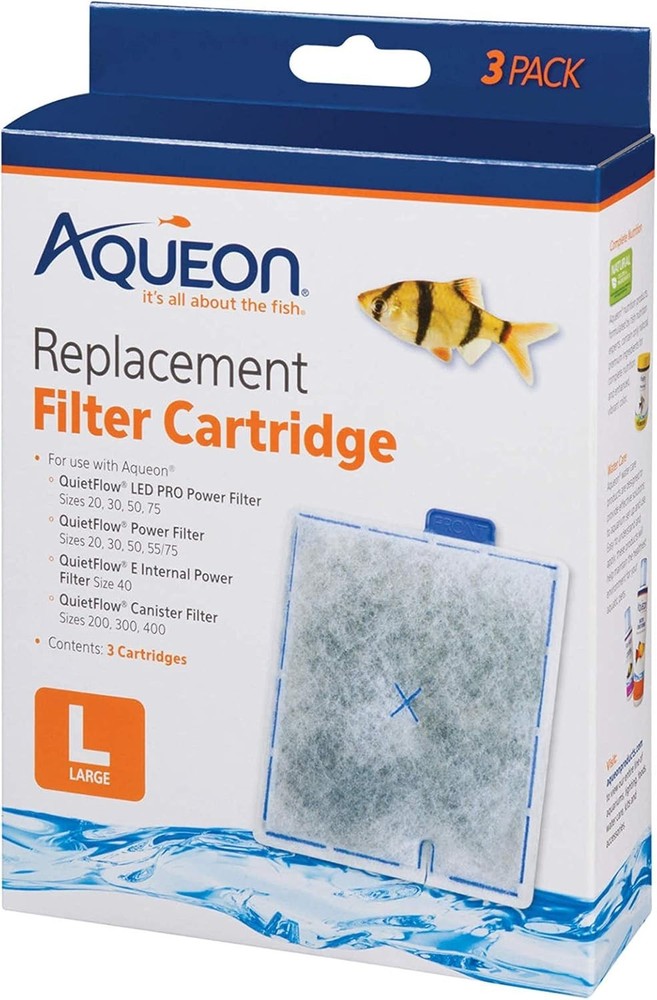 High-Performance 3-Pack Large Filter Cartridges with Even Carbon Distribution