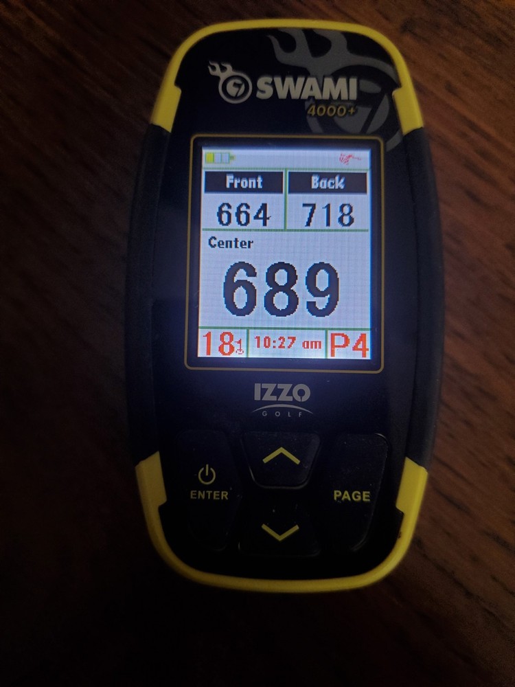 Izzo Golf Swami 4000+ Golf GPS - Yellow Box