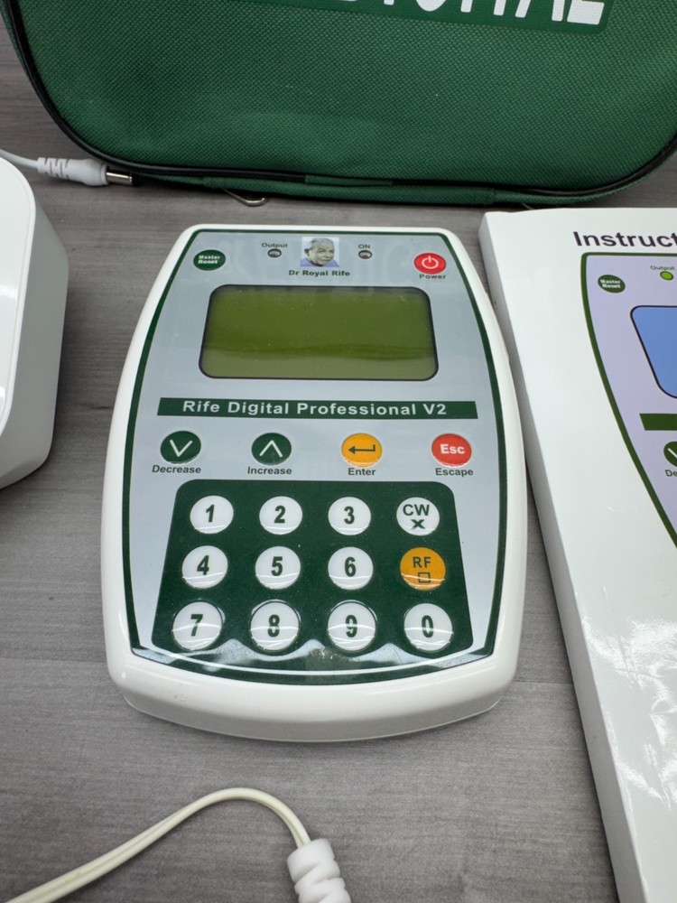 RIFE DIGITAL PROFESSIONAL V2 ELECTROMAGNETIC WELLNESS THERAPY BUNDLE
