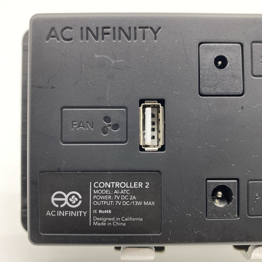 AC Infinity Controller 2 AI-ATC Intelligent Thermal and Speed Fan Controller