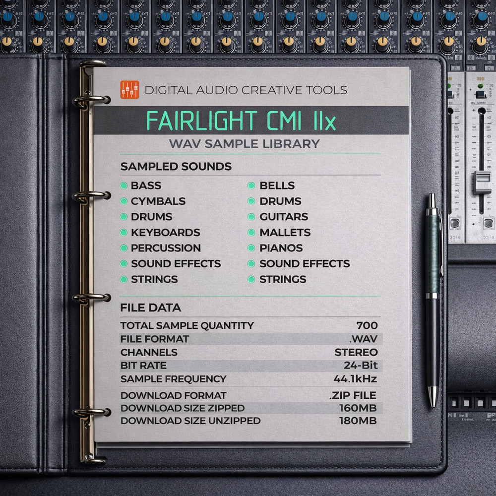 Fairlight CMI IIx Sample Library