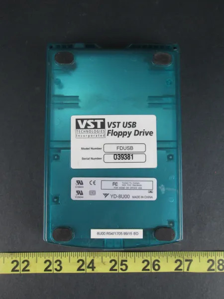 VST USB External Floppy Drive FDUSB 3.5" Computer Drive YD-8U00