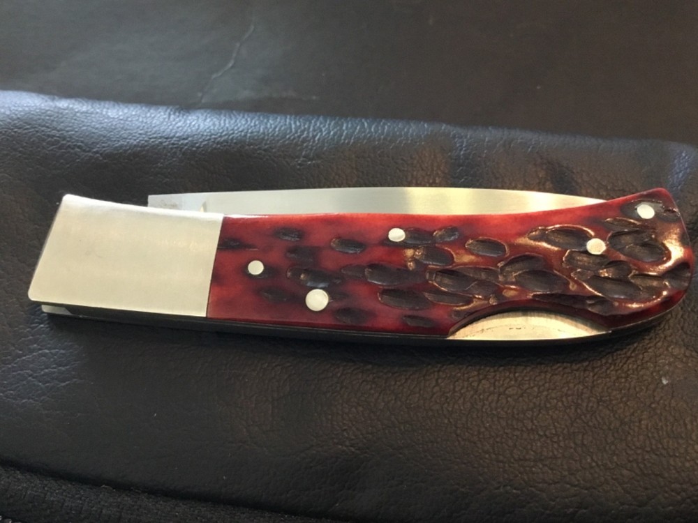 Custom Frank Centofante Bone #060 Lockback like Slipjoint Folder Folding Knife
