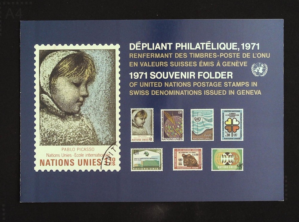 UN Annual Collection MNH 1971 Geneva