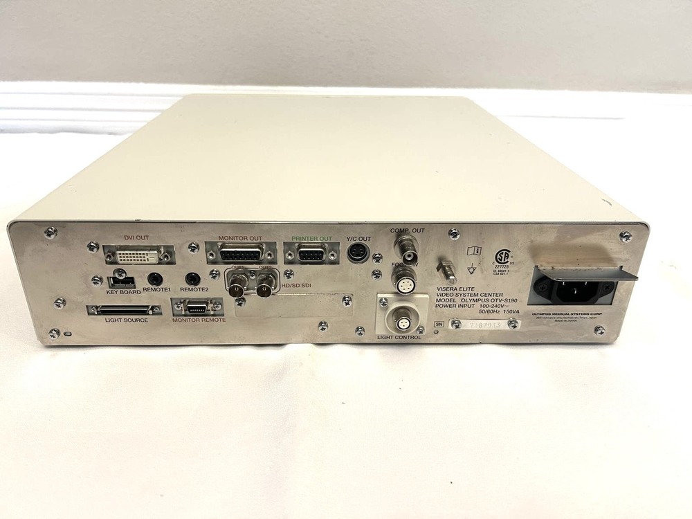 Olympus OTV-S190 video processor with CLV-S190 light source and Keyboard