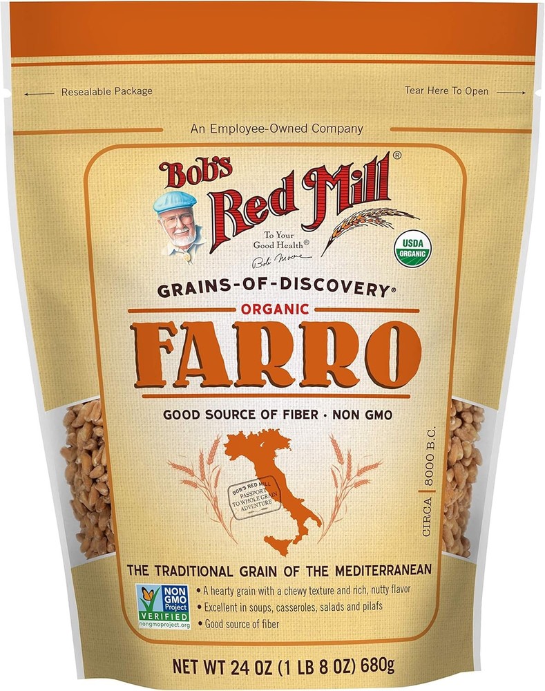 Organic Farro Grain, 24 Ounce
